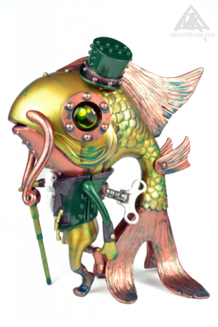 "Obadiah Marsh -Abhorrent Piscine Denizen of the Deep" Koibito custom by Doktor A